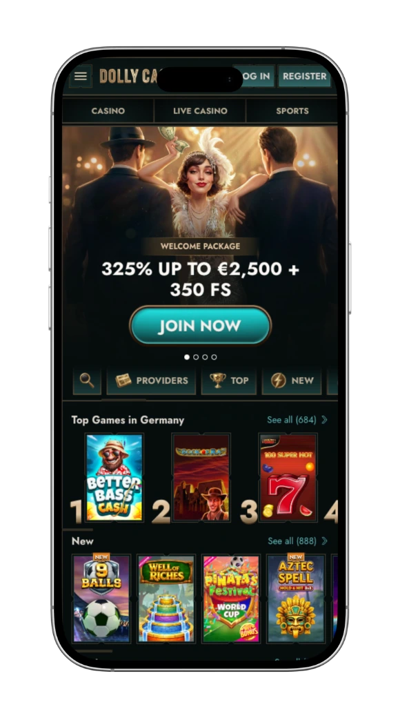 DollyCasino application